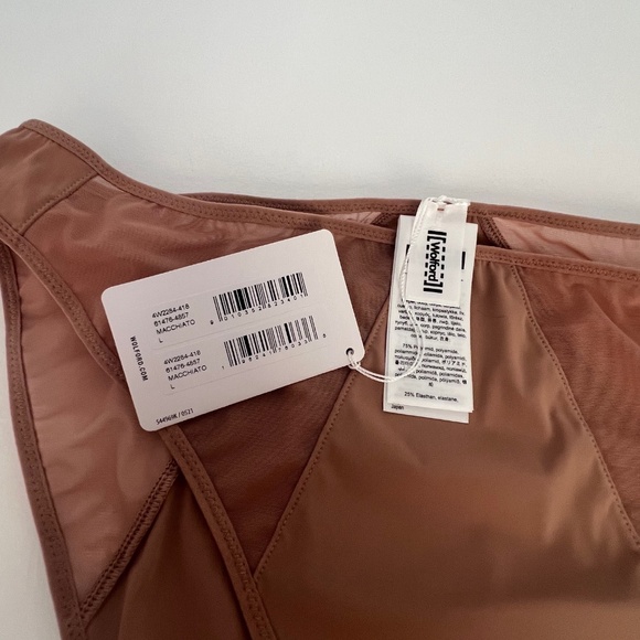 WOLFORD Sheer Opaque Underwear Brief in Macchiato - Size L - NWT Brand New - Picture 5 of 7